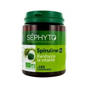 Séphyto Spiruline 180 Cprimes - Pot 180 comprimés - Publicité