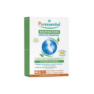 Puressentiel Capsules Bronches Aux He Bio - 30 Capsules - Boîte 30 capsules