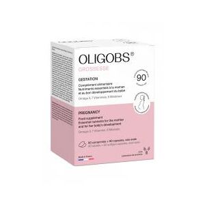 Laboratoire Ccd Oligobs Grossesse Cpr90+Caps90 Sn - Boîte 90 comprimes + 90 capsules