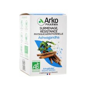 Arkopharma Arkogelules Ashwagandha Bio 60 Gelules - Pot 60 gelules