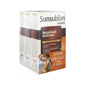 Nutreov Sunsublim Bronzage Integral 30 Capsules Tripack - Lot 3 x 30 capsules