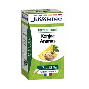 Juvamine Konjac Ananas Perte de Poids 42 Gelules - Pot 42 gelules