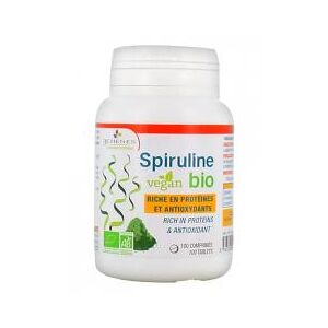 Les 3 Chênes Spiruline Vegan Bio - Qualité Supérieure - Pot 60 comprimés - Publicité