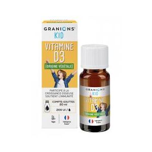 Granions ® Kid Vitamine D3? - Flacon compte goutte 20 ml - Publicité