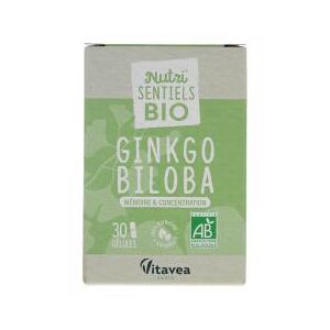 Vitavea Nutri'SENTIELS BIO Ginkgo Biloba Bio 30 gélules. - Flacon 30 gélules - Publicité