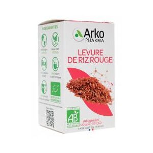 Arkopharma Arkogelules Levure de Riz Rouge Bio 120 Gelules - Pot 120 gelules