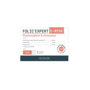 Densmore Folic'Expert 5-Mthf - 30 Comprimés - Nouveau - Boîte 30 comprimés