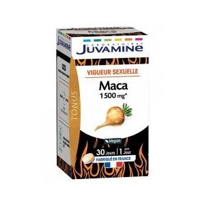 Juvamine Maca 1500 mg Vigueur Sexuelle 30 Comprimés - Pot 30 comprimés