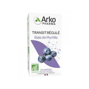 Arkopharma Arkog Myrtille Baie Bio 40 Gel - Boîte 40 gelules