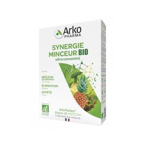 Arkopharma Arkofluides Arkofl Synergie Minceur Bio - Boîte 20 ampoules de 10 ml