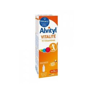 Alvityl Vitalité Solution Buvable 11 Vitamines 150 ml - Spray 150 ml - Publicité