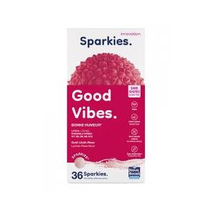 Good Vibes - Sparkies Bonne Humeur Sans Sucres. - Boîte 36 microbilles effervescentes