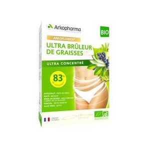 Arkopharma Arkofluides Bruleur de Graisse 30 Ampoules - Boîte 30 ampoules de 10 ml