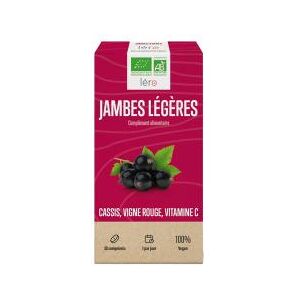 Léro Jambes Légères Cassis Vigne Rouge Vitamine C Bio 30 comprimés - Boîte 30 comprimés - Publicité