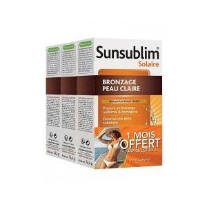 Nutreov Sunsublim Bronzage Peau Claire 28 Capsules Tripack - Lot 3 x 28 capsules