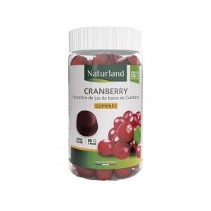Naturland Cranberry Sans Sucres 60 gummies - Pot 60 gummies - Publicité