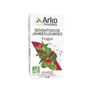 Arkopharma Arkogelules Fragon Bio Sensation de Jambes Lourdes 45 Gelules Pot 45 Gelules