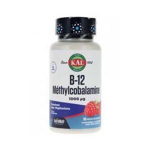 Vitamine B12 - 1000 ?g - 90 Mico-Comprimés à Faire Fondre Dans la Bouche  - Boîte 90 comprimés