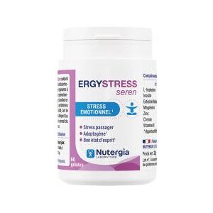 Nutergia Ergystress Seren Stress Emotionnel Rhodiola 60 Gelules - Pot 60 gelules