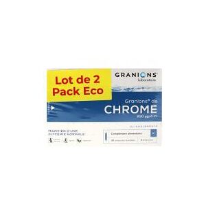 Granions Chrome 200 µg Pack Éco Lot de 2 x 30 Ampoules - Lot 2 x 30 ampoules de 2 ml - Publicité