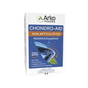 Arkopharma Chondro-Aid 100% Articulation - Mobilite et Souplesse - 60 Gelules - Pot 60 gelules