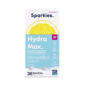 Hydra Max - Sparkies Réhydratation Sans Sucres - Boîte 36 microbilles effervescentes