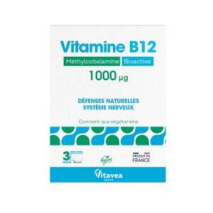 Vitavea Vitamine B12 Méthylcobalamine Bioactive 90 Comprimés - Boîte 90 comprimés