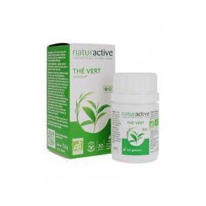 Naturactive Thé Vert Bio - Minceur - 60 Gélules - Pot 60 gélules - Publicité