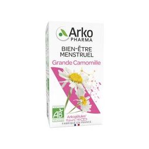 Arkopharma Arkogélules Grande Camomille - Bien-Être Menstruel - Bio - 45 Gélules - Pot 45 gélules - Publicité