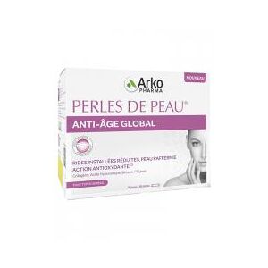 Arkopharma Perles de Peau Anti-Âge Global - Tous Types de Peau - 30 Sticks (15 Jours) - Boîte 30 sticks