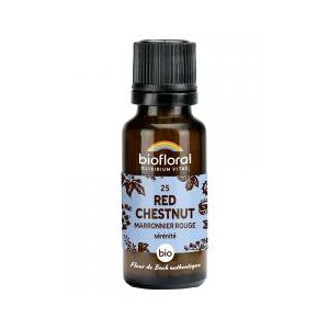 Biofloral 25 Red Chestnut Marronier Rouge Granules Bio 19,5 g - Flacon 19,5 g