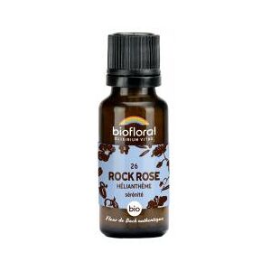 Biofloral 26 Rock Rose Hélianthème Granules Bio 19,5 g - Flacon 19,5 g