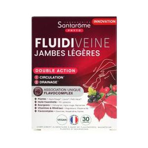 Santarome Fluidiveine Jambes Légères - 30 Comprimés - Boîte 30 comprimés
