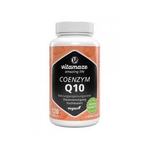 Coenzyme Q10 200 mg à Haute Dose Végétalien 120 Capsules - Pot 120 capsules