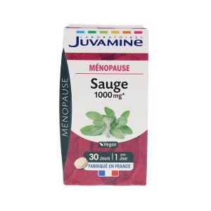 Juvamine Sauge 1000 mg Bouffees de Chaleur 30 Comprimes - Pot 30 comprimes