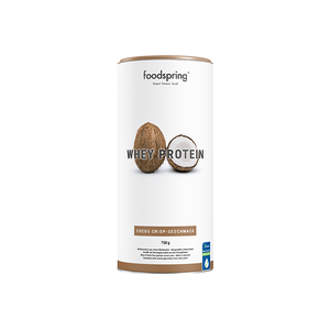 foodspring Protéine Whey   750 g   Chocolat Croquant   Whey à Base d'Isolat de Protéine   Shake Protéiné - Publicité