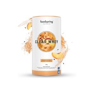 foodspring Clear Whey   480 g   Ice Tea Peche Hibiscus   Whey a Base d'Isolat de Proteine   Boisson de Sport   Sans Sucres