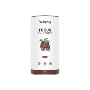 foodspring Daily Shake Focus   480 g   Cacao   Shake Proteine   Proteines, Vitamines et Mineraux