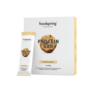 foodspring Protein Bar   Pack de 12   Cookie Dough   Collation Protéinée