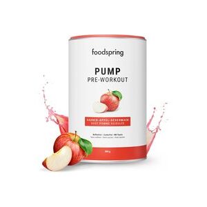 foodspring Pump Pre-Workout   390 g   Pomme Acidulee   Support de Pre-Entraînement   Sans Cafeine