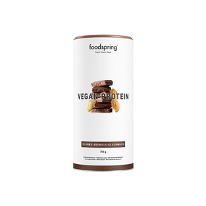 foodspring Protéine végétale   750 g   Cacahuète - Chocolat   Shake de Protéines en Poudre   Avec Vitamines et Minéraux   100% Végétal