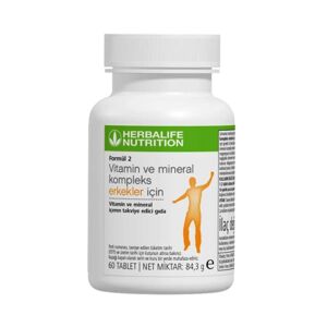 Herbalife Men s Vitamin Formula 2 Complexe de vitamines et de minéraux 60 comprimés ( 84,3g ) - Publicité