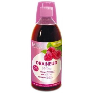 Milical Draineur Ultra Framboise 500Ml - Publicité