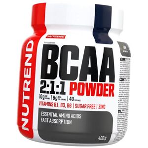 BCAA avec glutamine et vitamines, BCAA 2:1:1 poudre, Nutrend 400g Groseille (28119013)