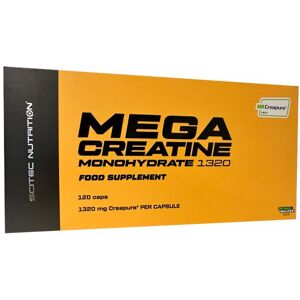 Scitec Nutrition - Mega créatine monohydrate 1320, 120 capsules - Publicité