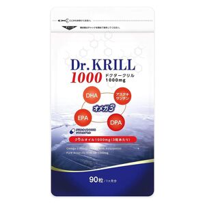 Docteur. Krill Omega-3 DHA/EPA 1000 Extrait d huile de krill antarctique, 90 gélules - Publicité