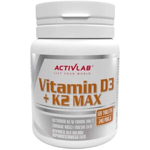 - Vitamine D3+K2 MAX, 120 comprimés