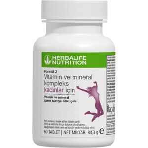 Herbalife Women's Vitamin Formula 2 Complexe de vitamines et de minéraux 60 comprimés (84,3g) - Publicité