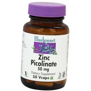 Цинк Пиколинат, Zinc Picolinate, Bluebonnet Nutrition  50вегкапс (36393062)