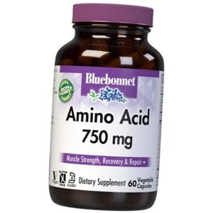 Комплекс Аминокислот, Amino Acid 750, Bluebonnet Nutrition  60вегкапс (27393008)